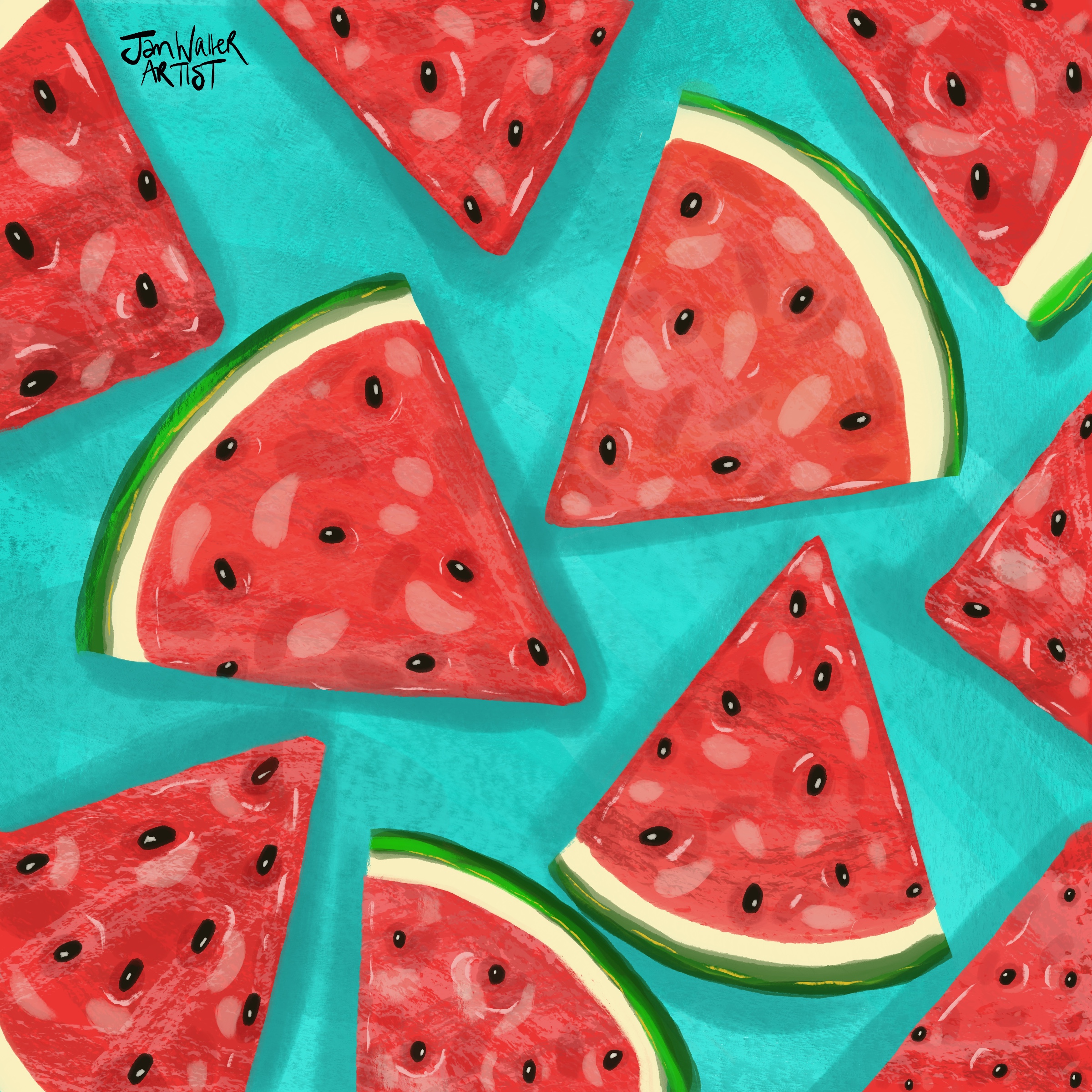 Watermelon pattern design